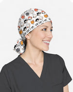 Cute Christian Cat God Says I Am Top Scrub Cap