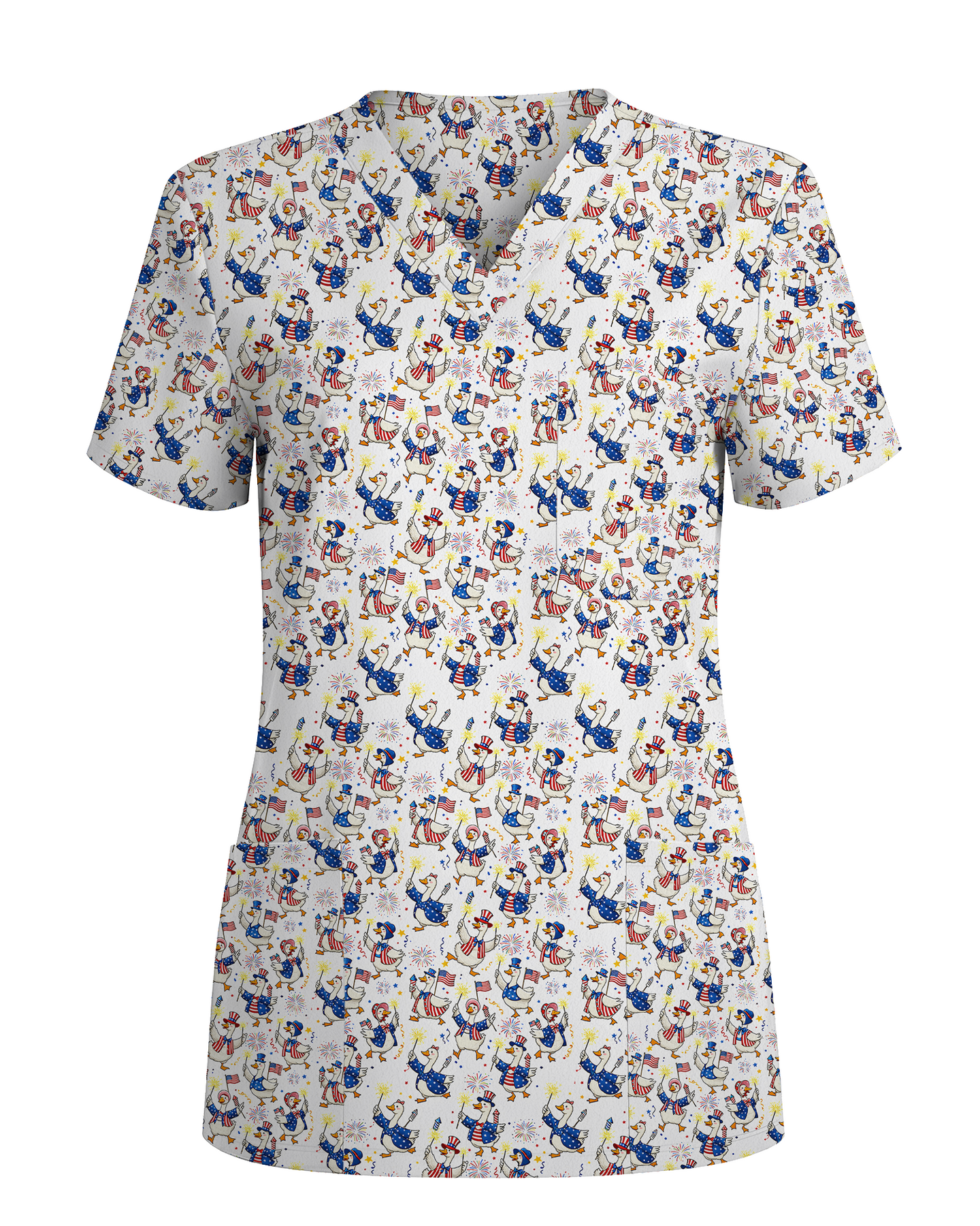 Goose America Medical Women Scrub Top