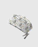 Whimsical Antidepressant Rabbit Jar Scrub Cap
