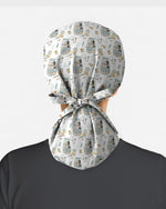 Whimsical Antidepressant Rabbit Jar Scrub Cap