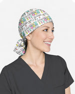 Easter Bunny Chillin With My Peeps Scrub Cap