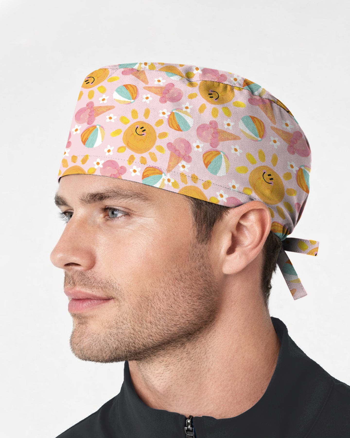 Summer Vibes Tropical Sunshine Mood Scrub Cap