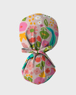 Abstract Garden Floral Harmony Scrub Cap
