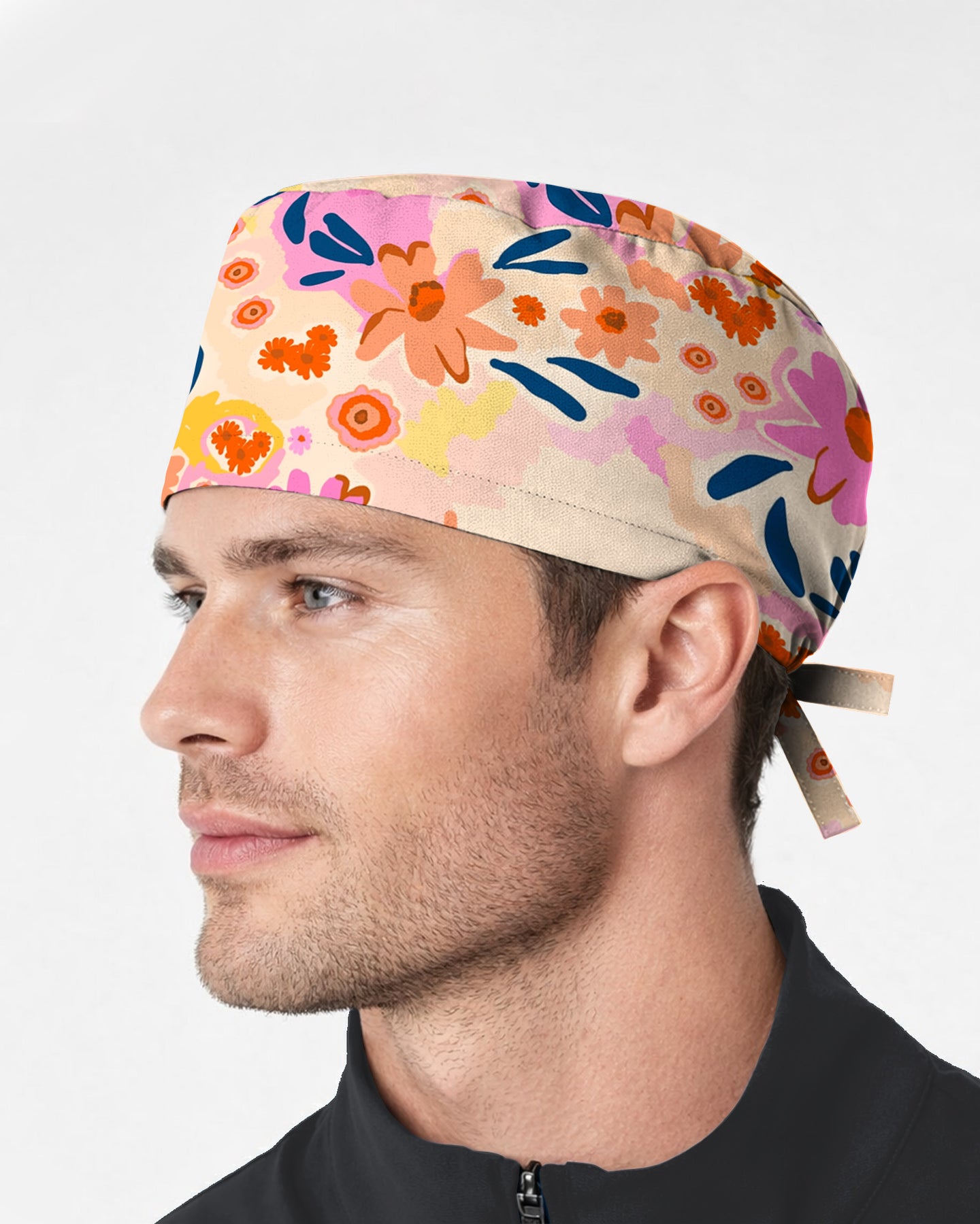 Spring Bloom Fresh Floral Breeze Scrub Cap