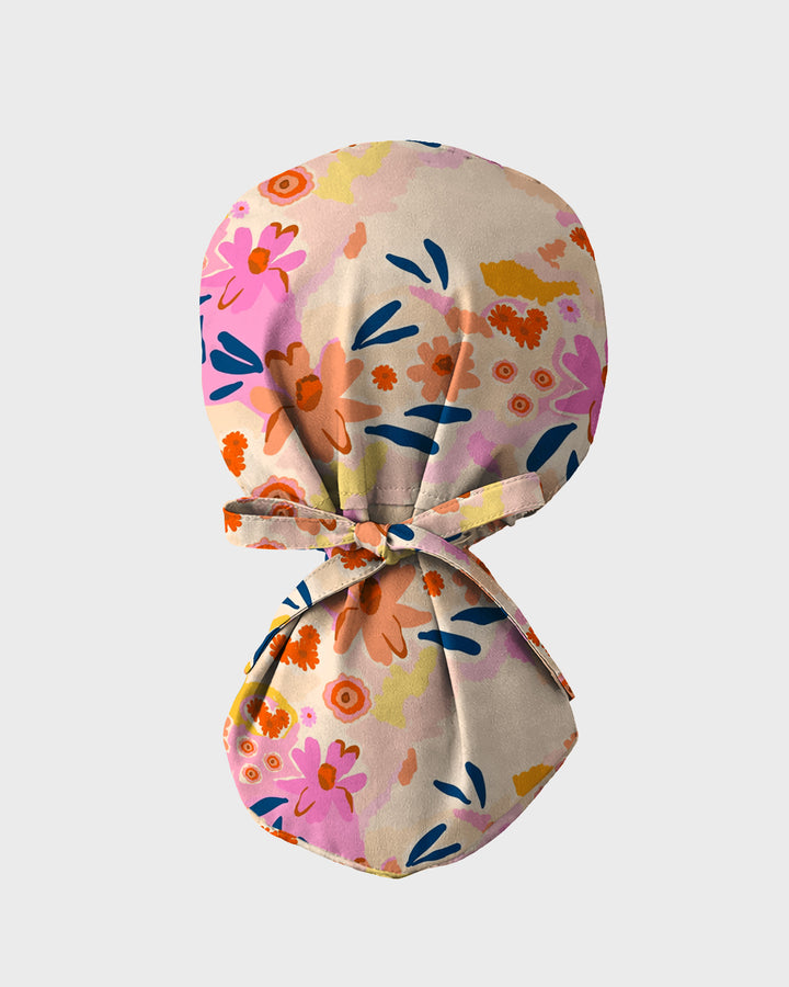Spring Bloom Fresh Floral Breeze Scrub Cap