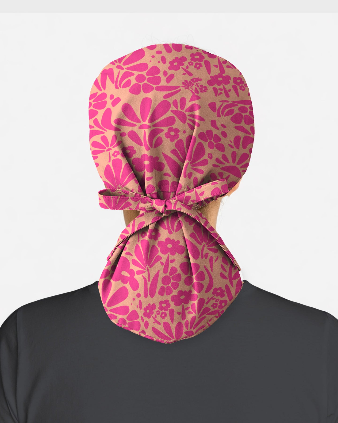 Tropical Blooms Island Paradise Vibes Scrub Cap