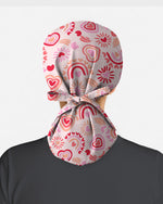 Sweet Heart Charming Love Motif Scrub Cap
