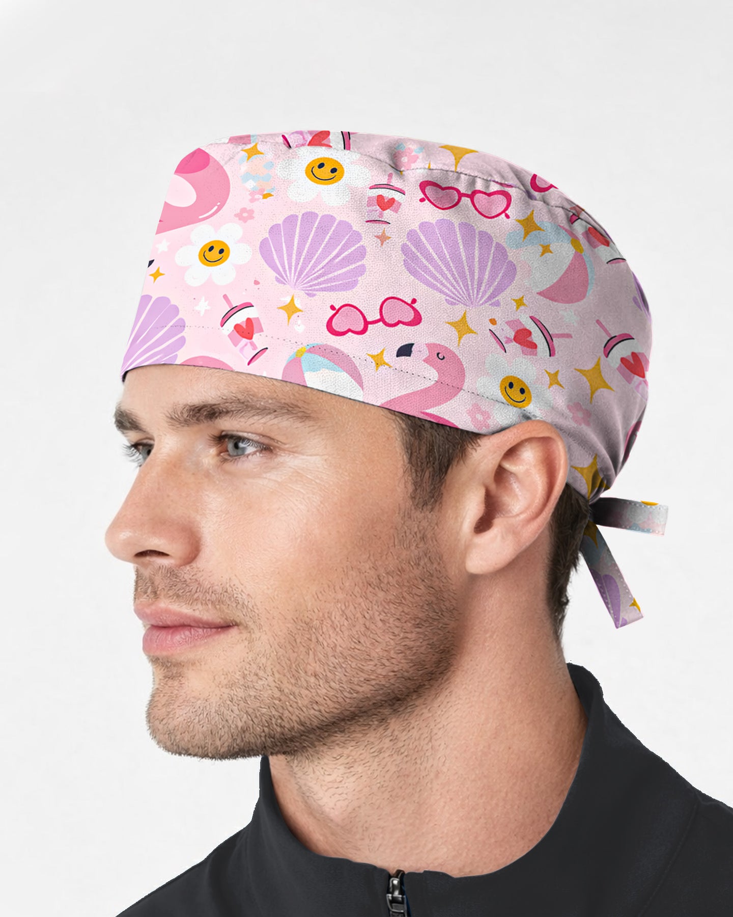 Beachy Vibes Coastal Sunshine Escape Scrub Cap