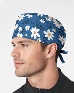 Dusky Daisy Vintage Floral Mood Scrub Cap