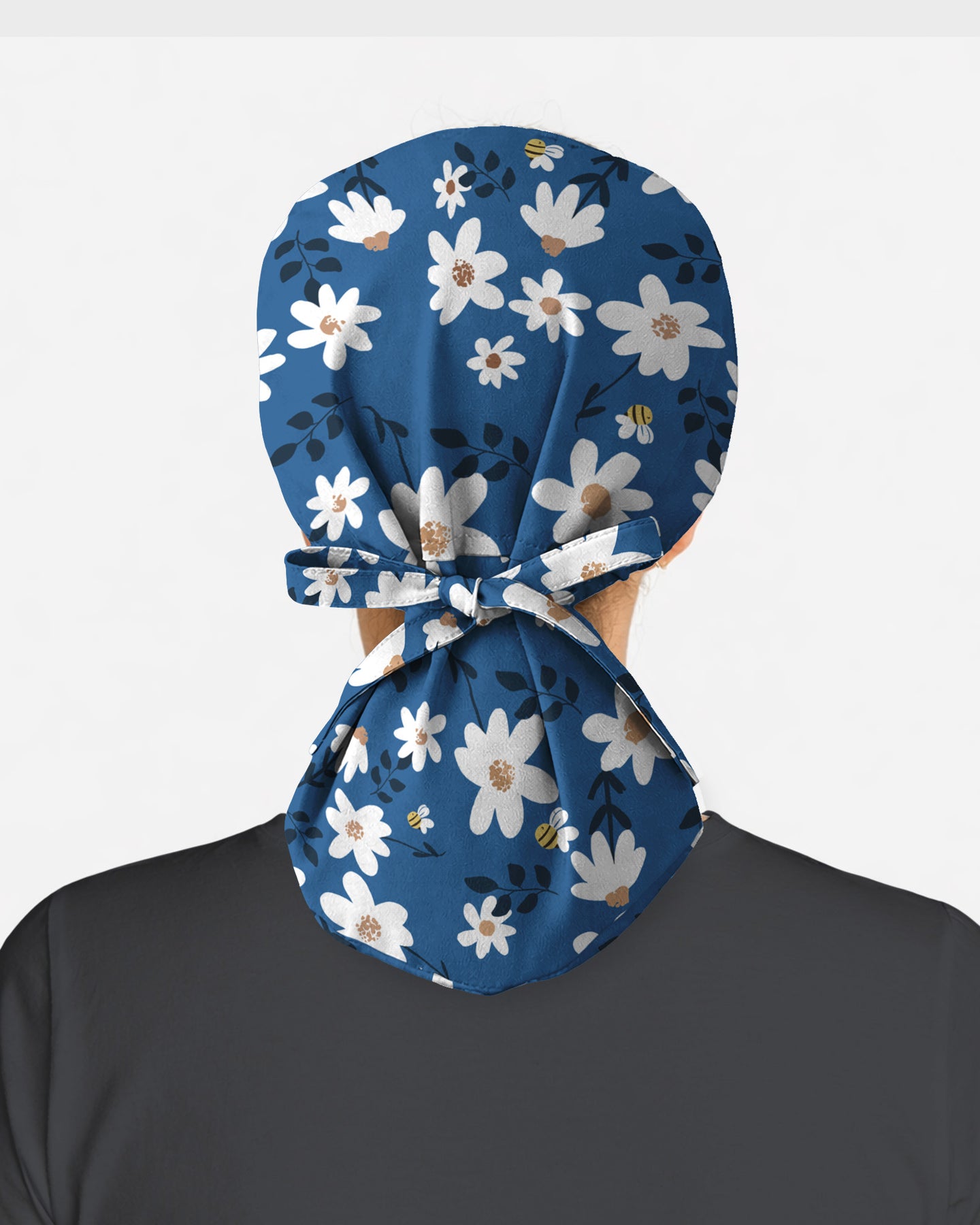 Dusky Daisy Vintage Floral Mood Scrub Cap