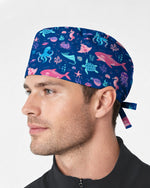 Deep Sea Delight Ocean Dreamscape Scrub Cap