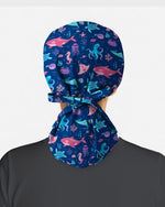 Deep Sea Delight Ocean Dreamscape Scrub Cap