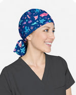 Deep Sea Delight Ocean Dreamscape Scrub Cap
