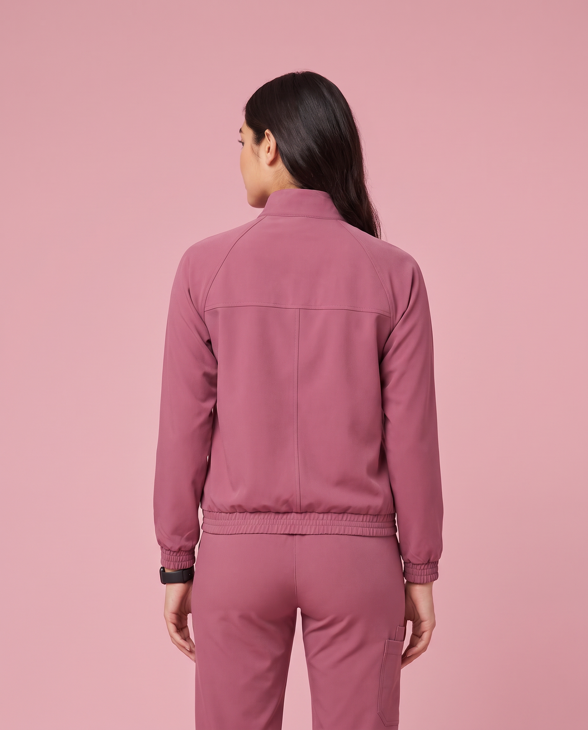 Modern Scrub Jacket Mauve