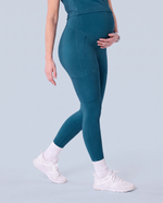 Maternity Scrub Legging Caribbean Blue