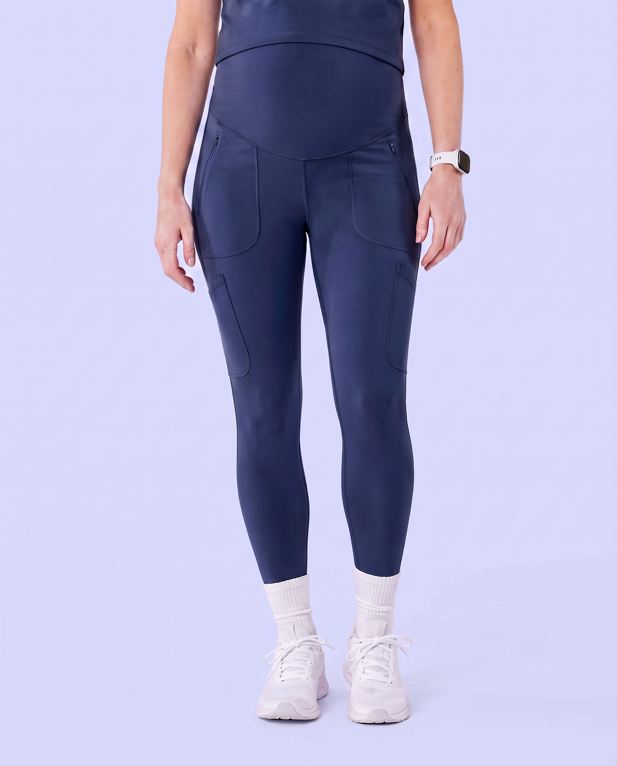Maternity Scrub Legging Navy