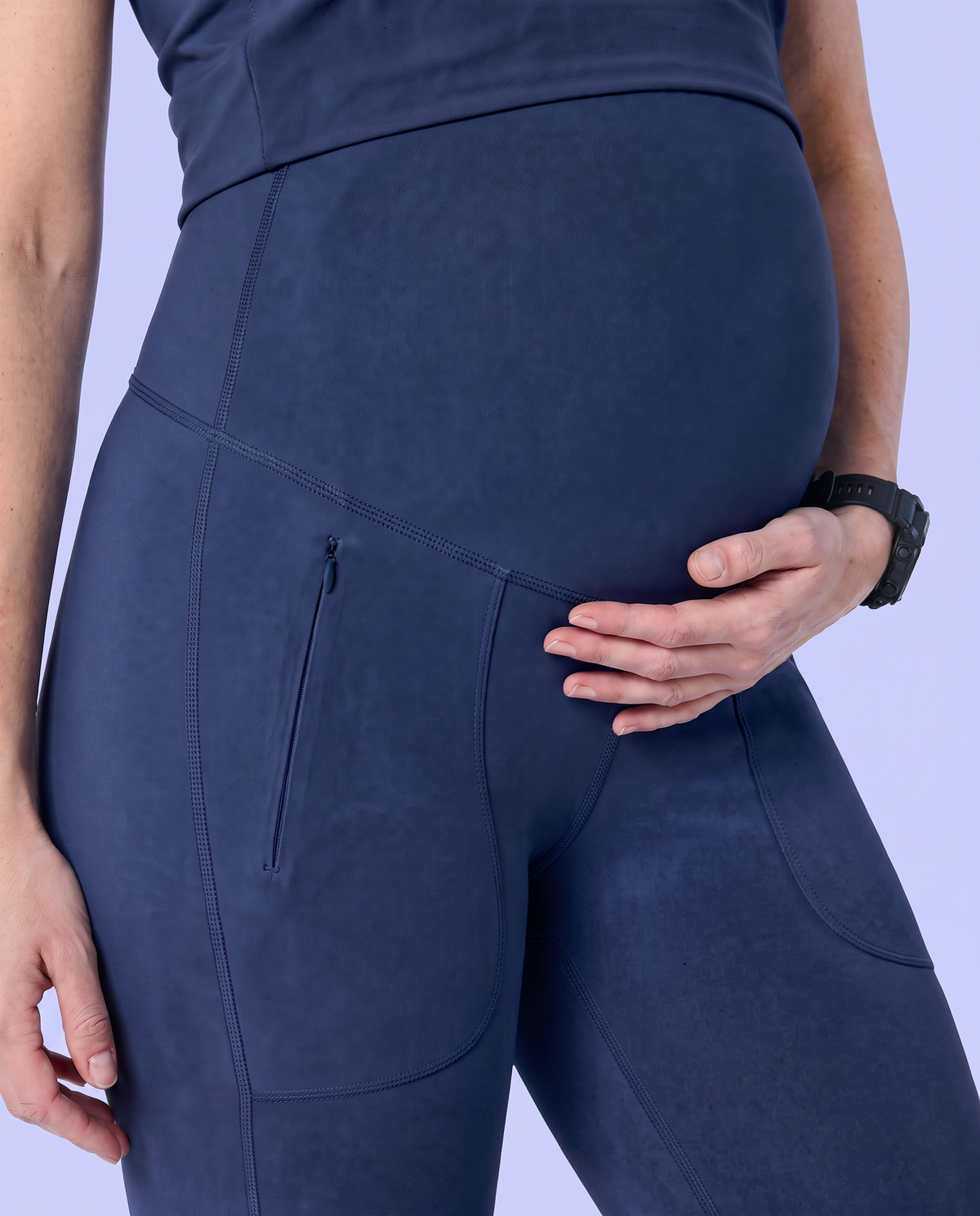 Maternity Scrub Legging Navy
