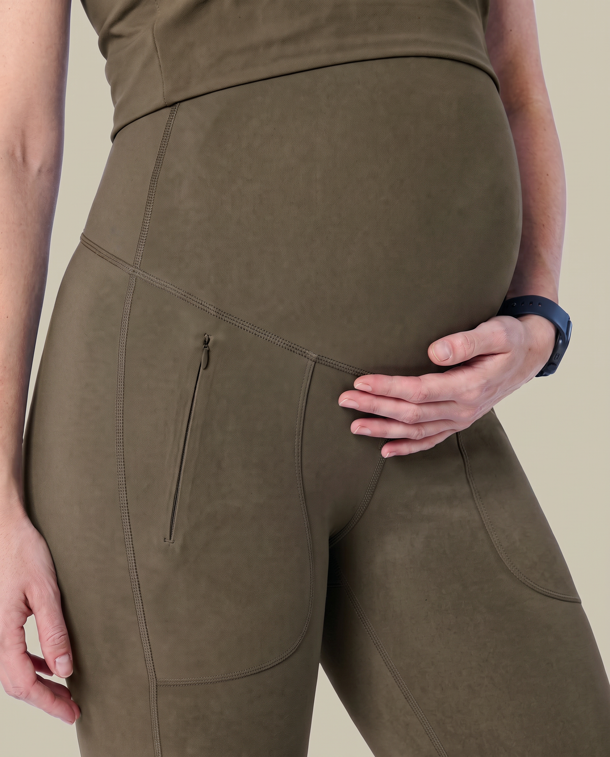 Maternity Scrub Legging Olive