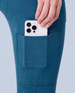 Maternity Scrub Legging Caribbean Blue