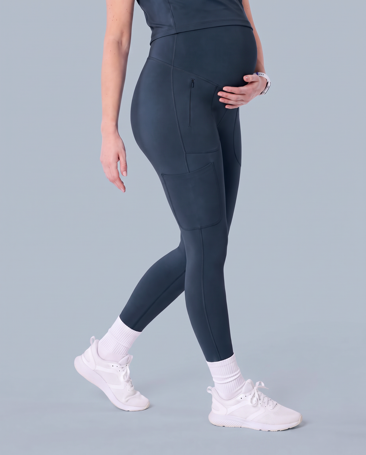 Maternity Scrub Legging Dark Harbor