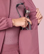 Modern Scrub Jacket Mauve