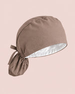 Premium Satin-Lined Scrub Cap Mocha