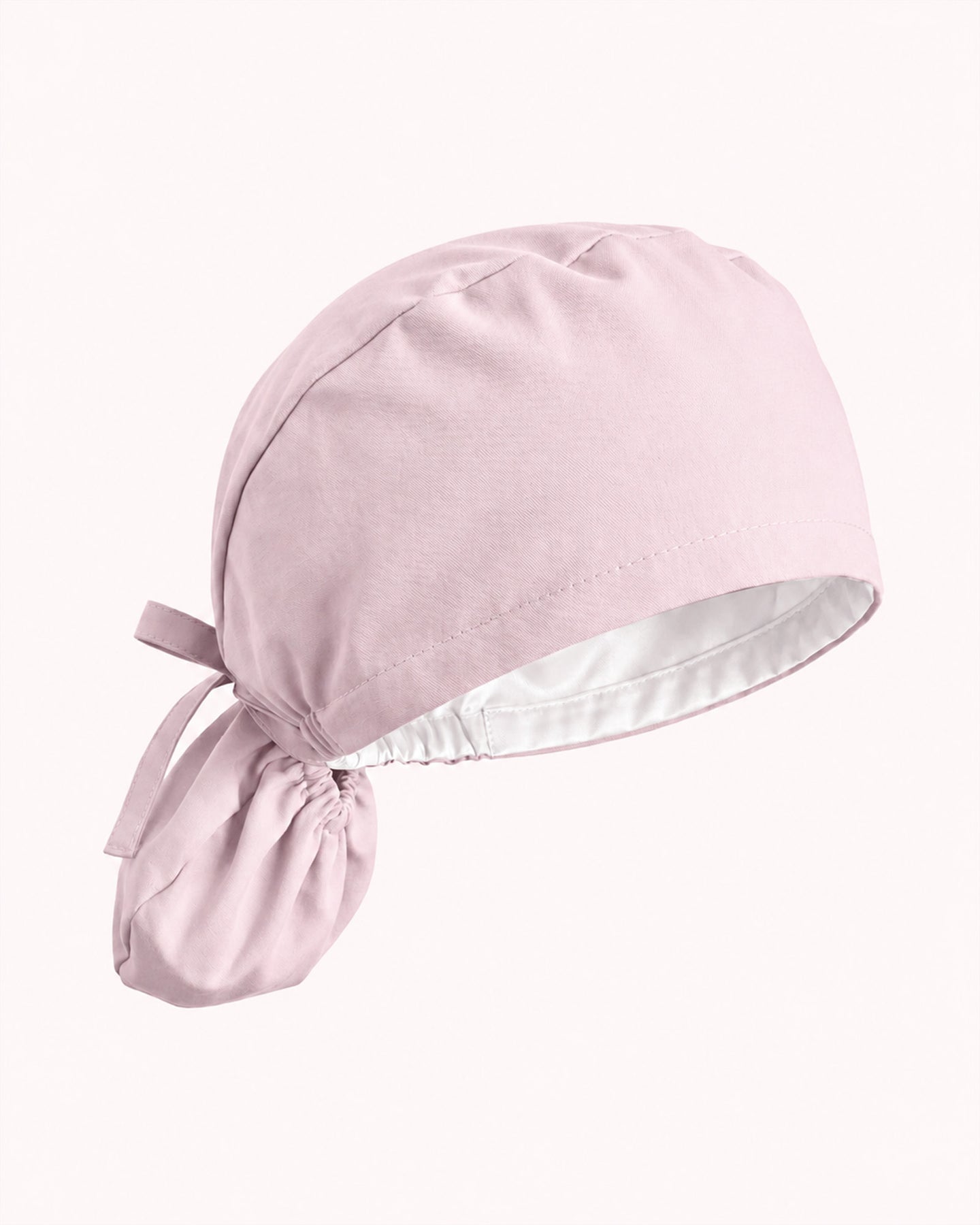 Premium Satin-Lined Scrub Cap Rose Quartz