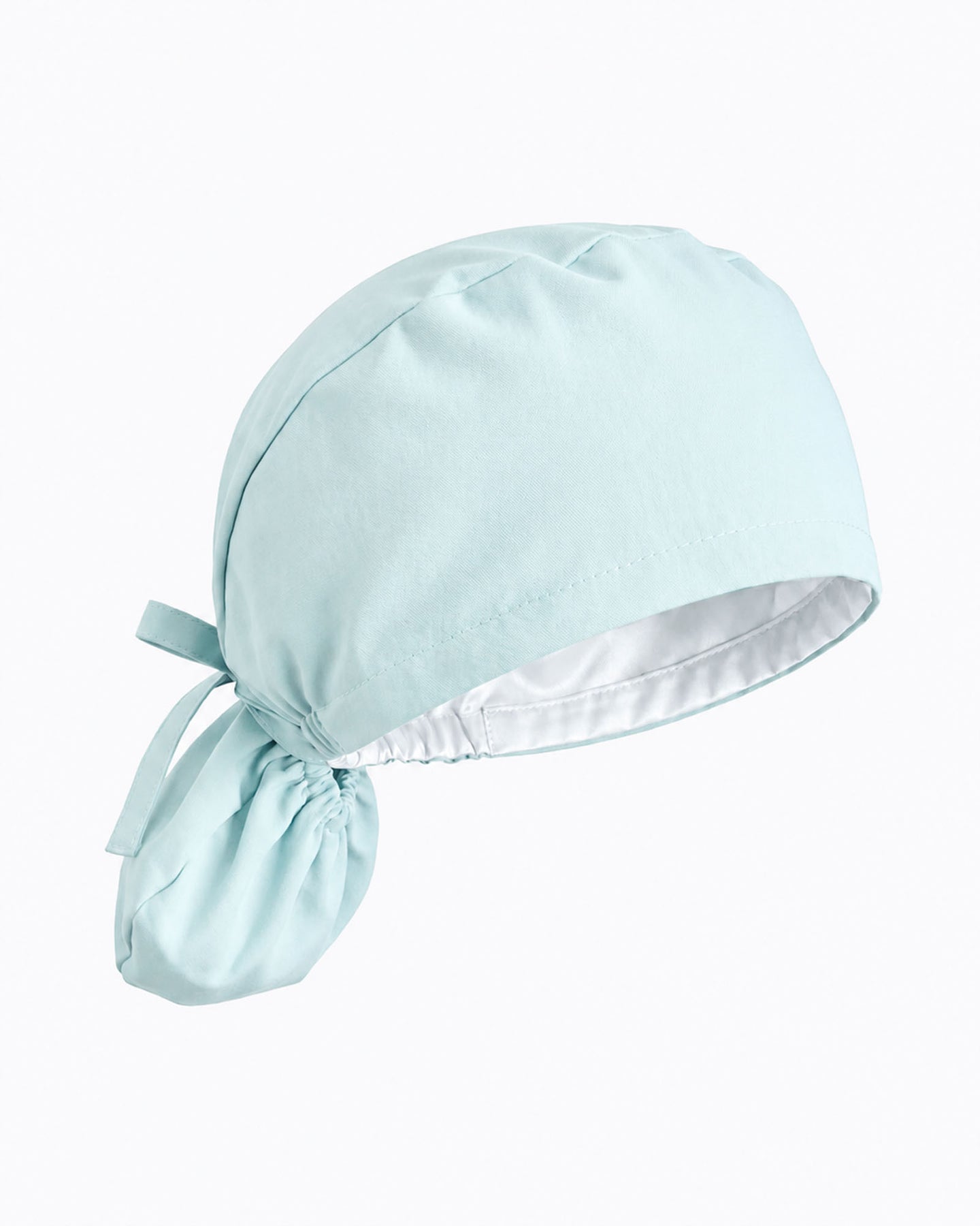 Premium Satin-Lined Scrub Cap Sky Blue