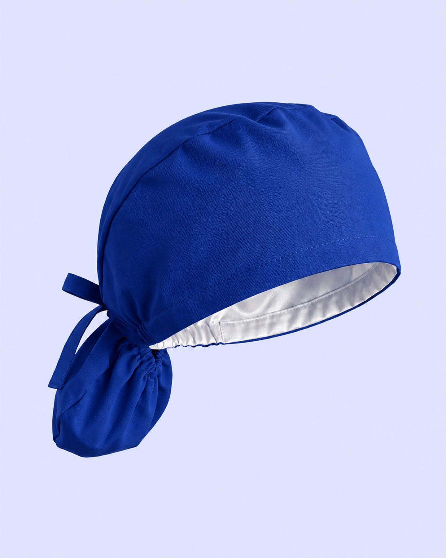 Premium Satin-Lined Scrub Cap Galaxy Blue