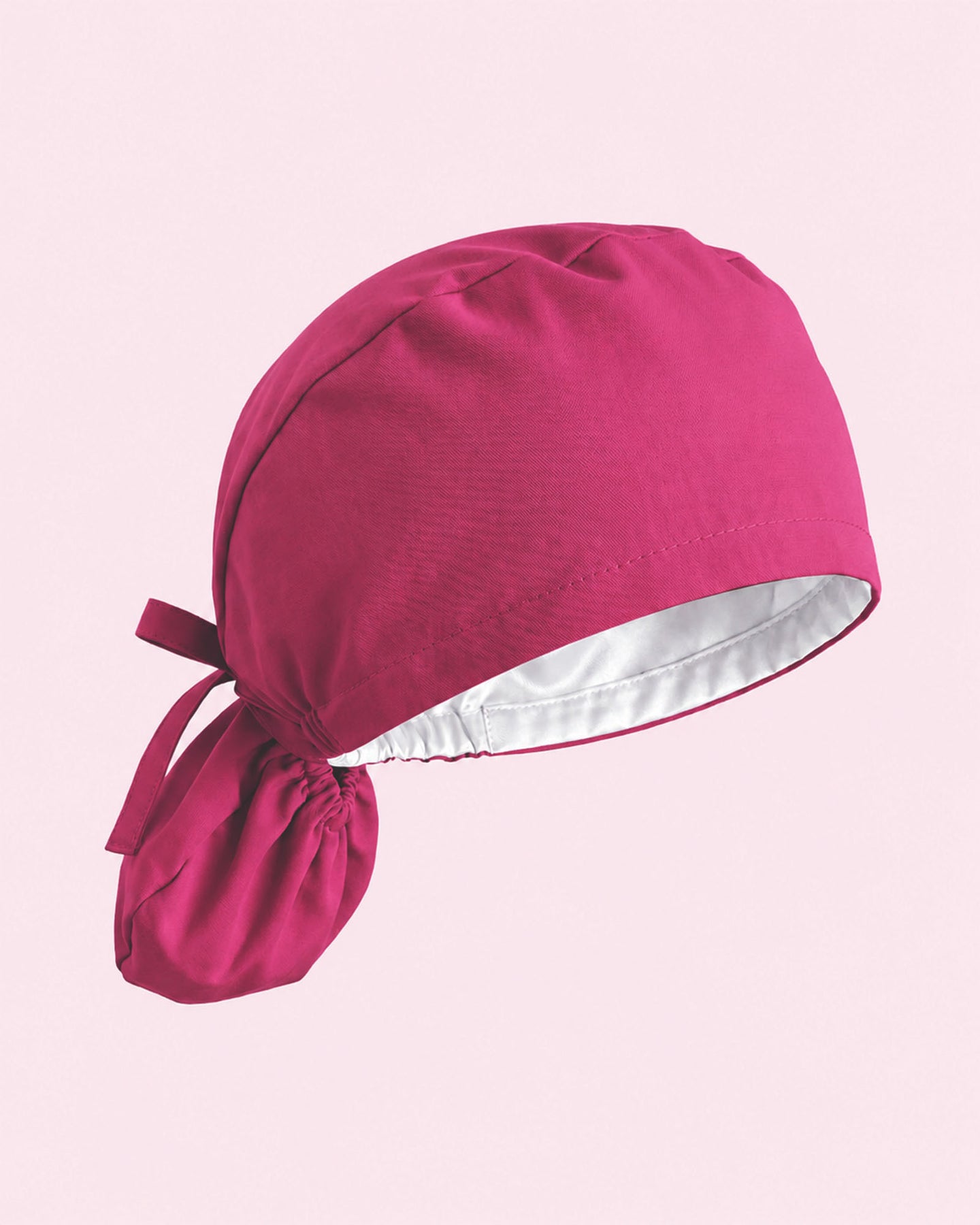 Premium Satin-Lined Scrub Cap Wild Berry