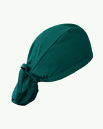 Premium Satin-Lined Scrub Cap Midnight Green