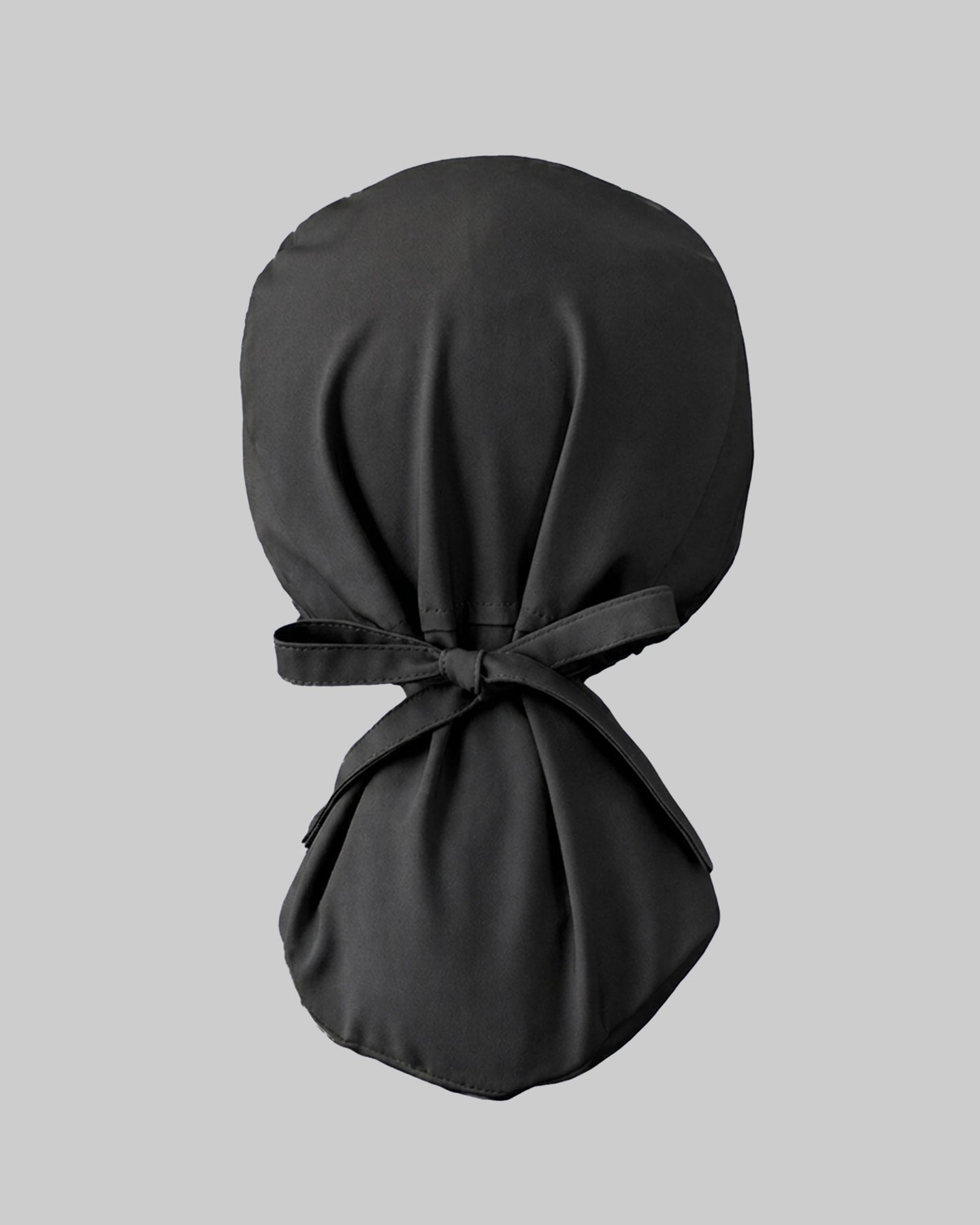 Premium Satin-Lined Scrub Cap Black