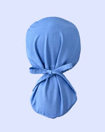 Premium Satin-Lined Scrub Cap Ceil Blue
