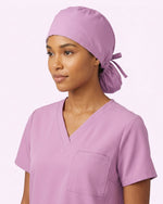 Premium Satin-Lined Scrub Cap Lilac