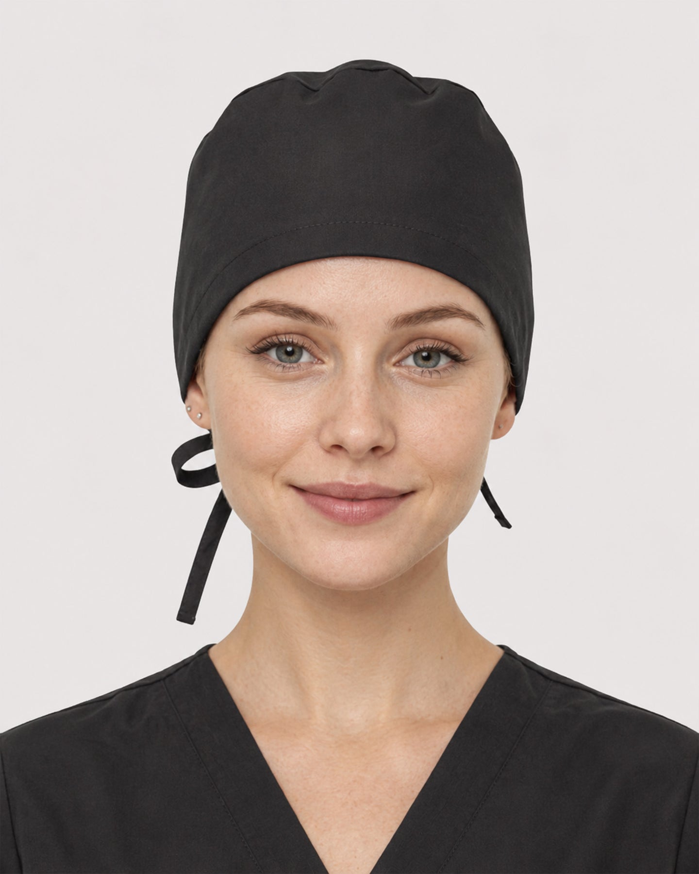 Premium Satin-Lined Scrub Cap Charcoal
