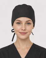 Premium Satin-Lined Scrub Cap Charcoal