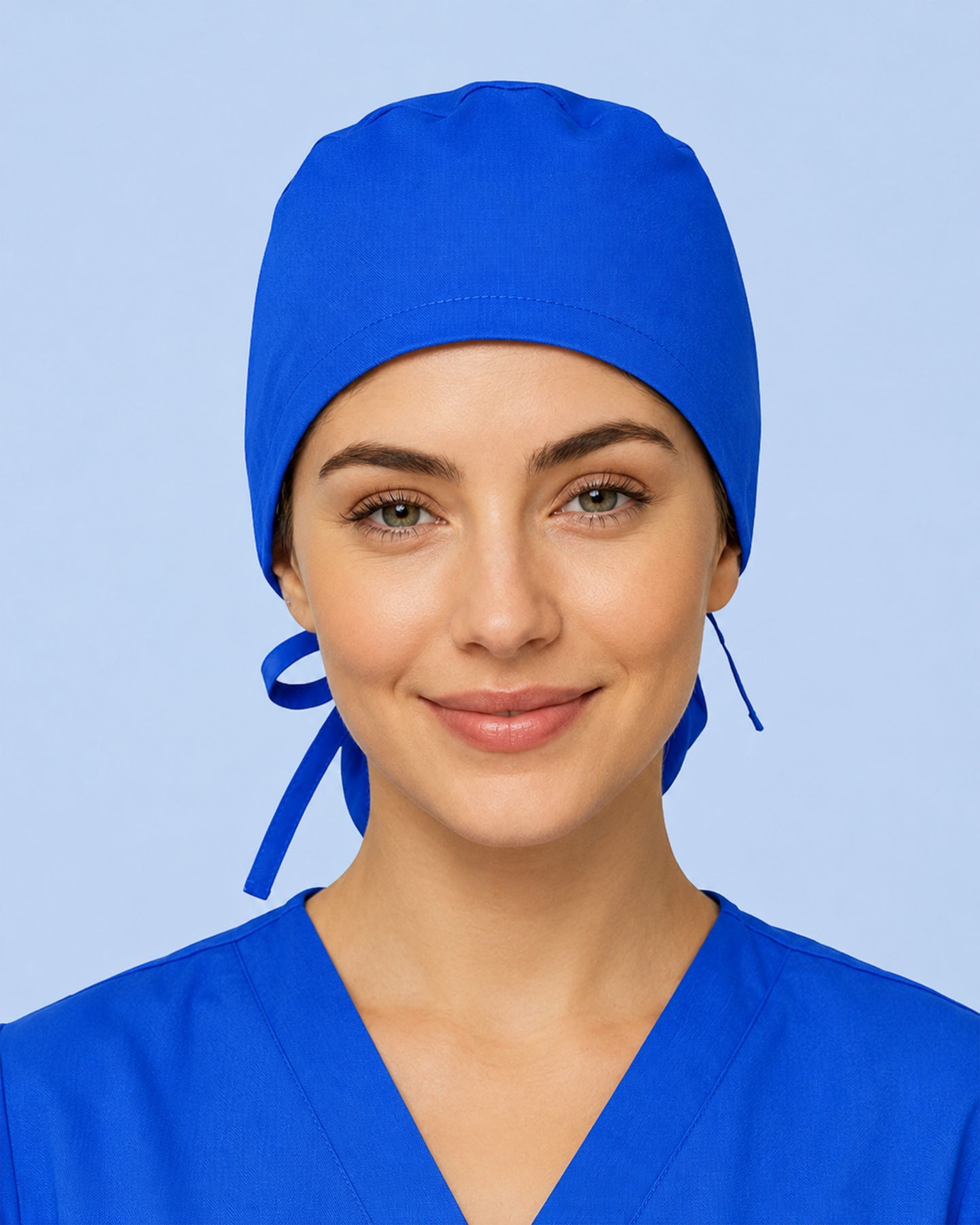 Premium Satin-Lined Scrub Cap Royal Blue