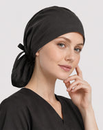 Premium Satin-Lined Scrub Cap Charcoal