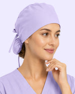 Premium Satin-Lined Scrub Cap Lavender