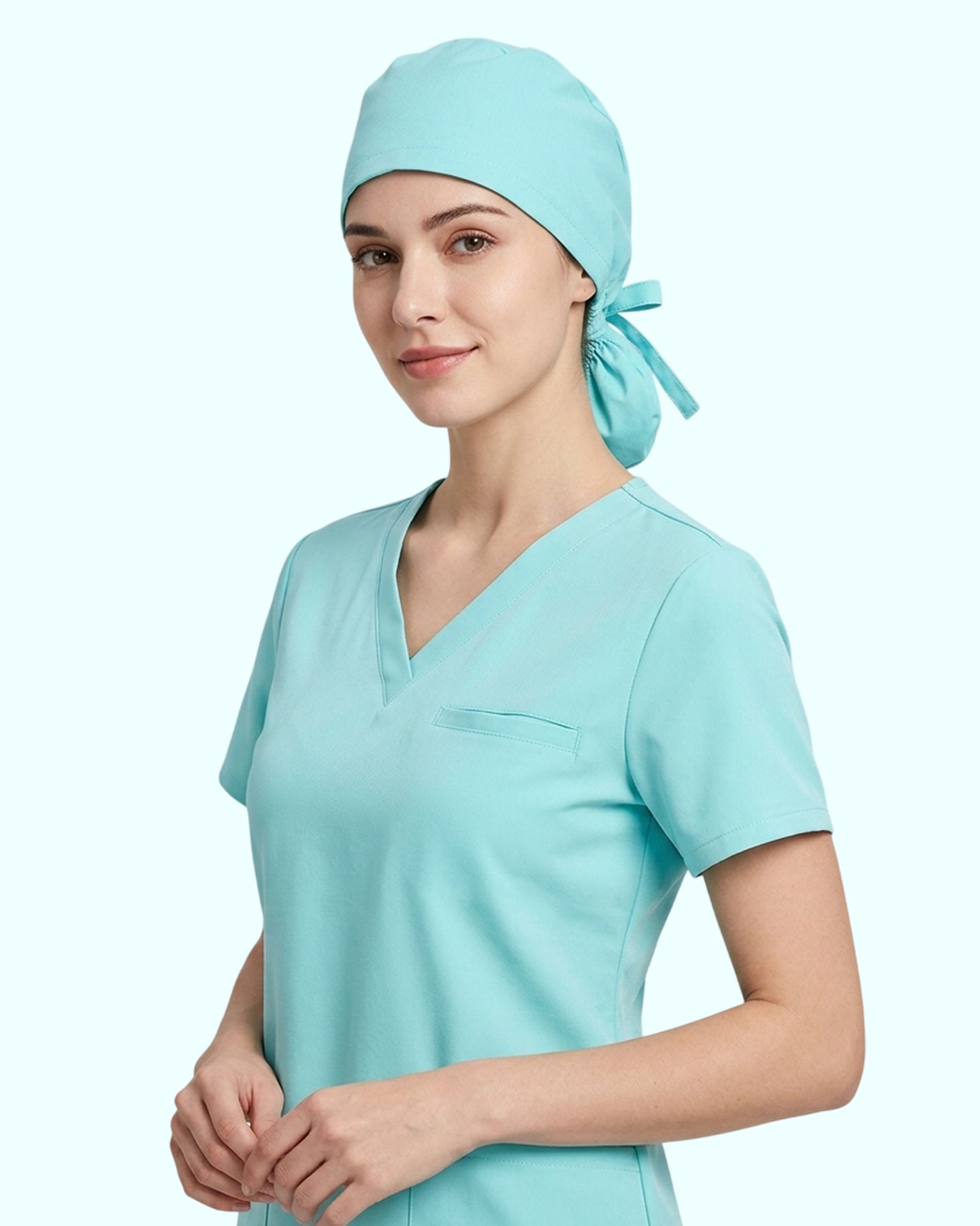 Premium Satin-Lined Scrub Cap Surf