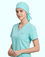 Premium Satin-Lined Scrub Cap Surf