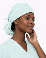 Premium Satin-Lined Scrub Cap Sky Blue