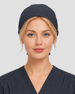 Premium Satin-Lined Scrub Cap Pewter