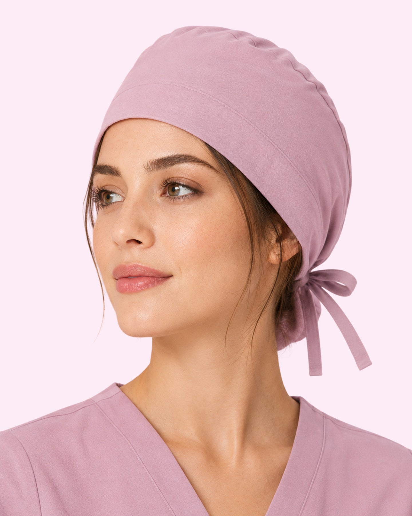 Premium Satin-Lined Scrub Cap Blossom