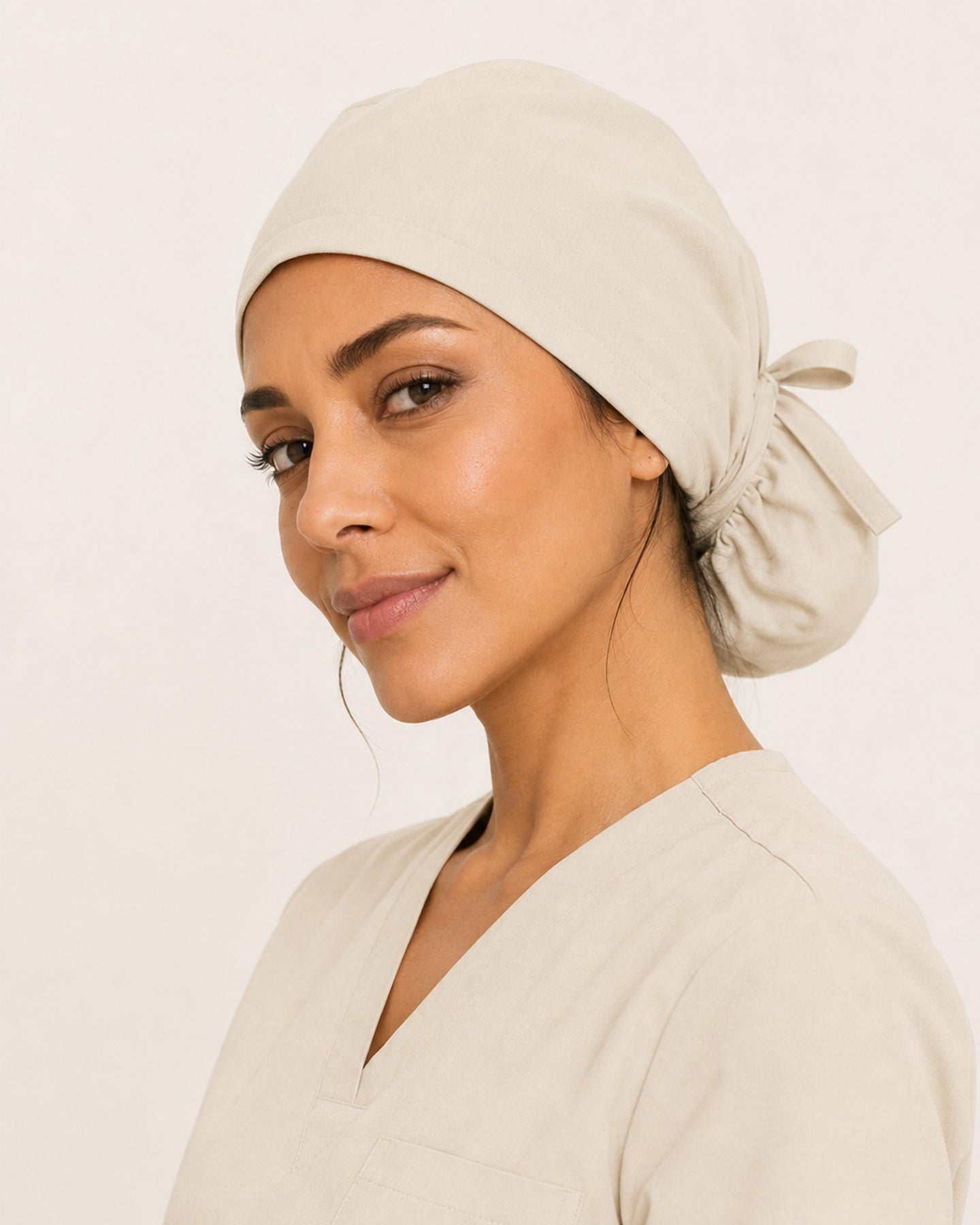 Premium Satin-Lined Scrub Cap Birch