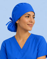 Premium Satin-Lined Scrub Cap Royal Blue