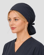 Premium Satin-Lined Scrub Cap Pewter