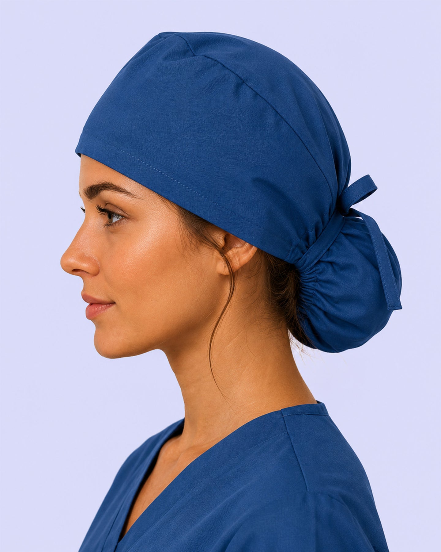 Premium Satin-Lined Scrub Cap Ocean