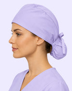 Premium Satin-Lined Scrub Cap Lavender