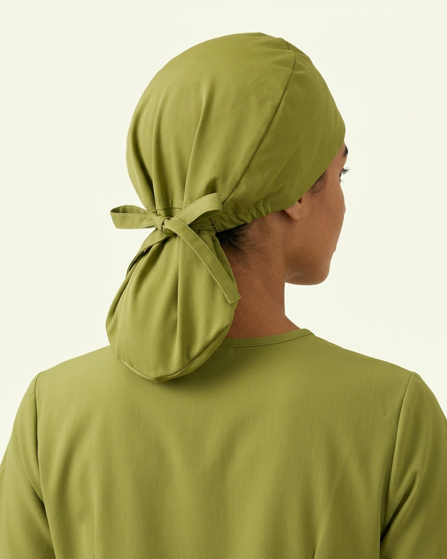 Premium Satin-Lined Scrub Cap Avocado